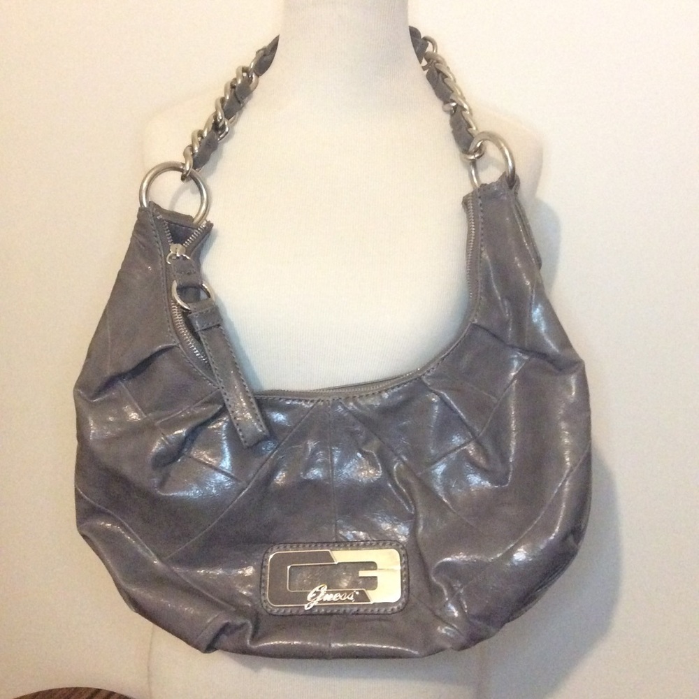 Guess Grey Shoulder Bag